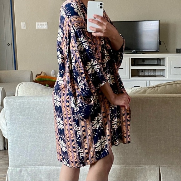 New Wattlebird Fall Arnhem Kimono Robe - Picture 1 of 10